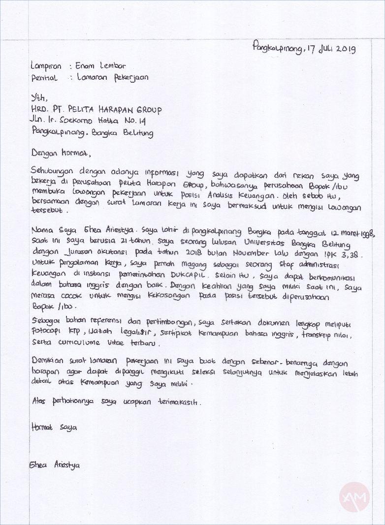 Detail Contoh Surat Lamaran Kerja Di Toko Roti Nomer 41