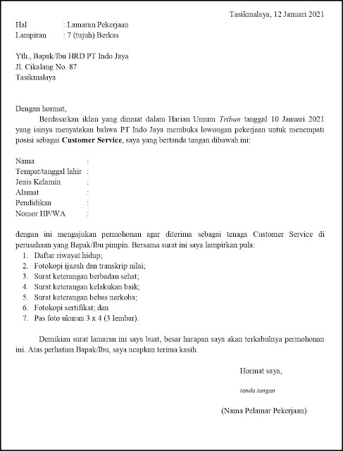 Detail Contoh Surat Lamaran Kerja Fresh Graduate Via Email Nomer 17