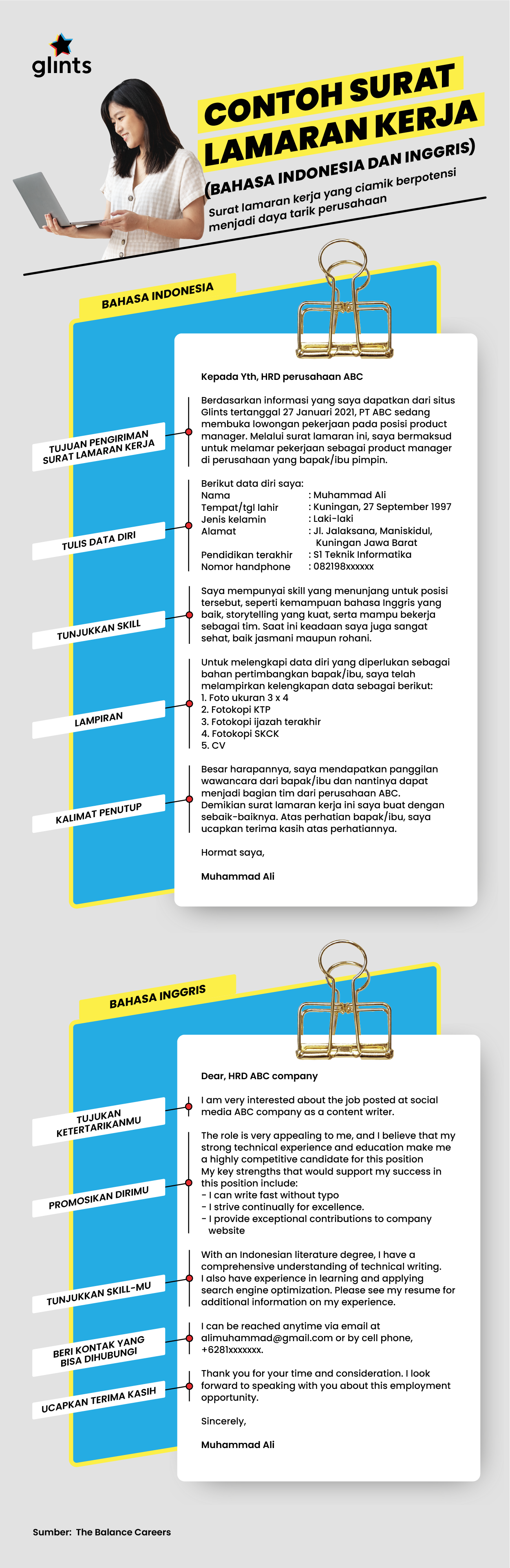 Detail Contoh Surat Lamaran Kerja Fresh Graduate Via Email Nomer 48