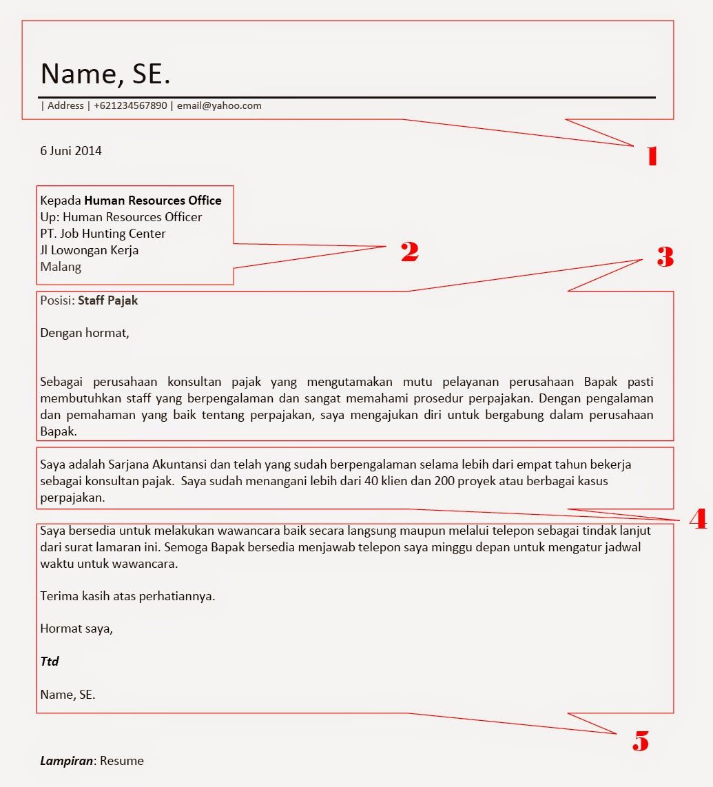Detail Contoh Surat Lamaran Kerja Jobfair Nomer 31