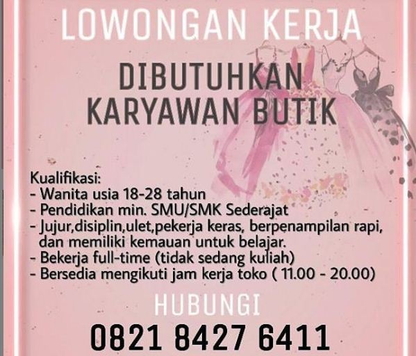 Detail Contoh Surat Lamaran Kerja Ke Butik Nomer 47