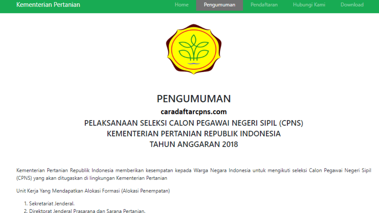Detail Contoh Surat Lamaran Kerja Kementerian Pertanian Nomer 26