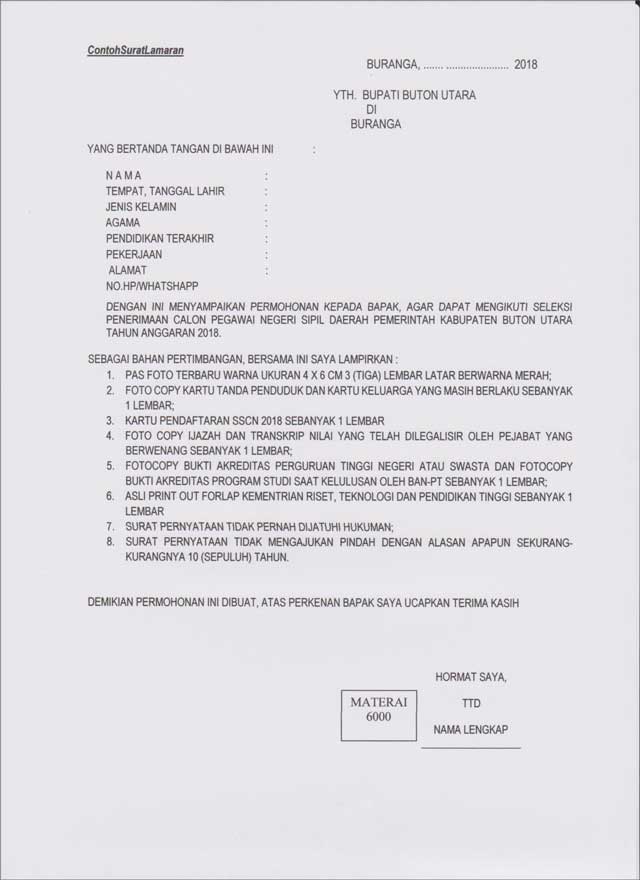 Detail Contoh Surat Lamaran Kerja Kementerian Pertanian Nomer 52