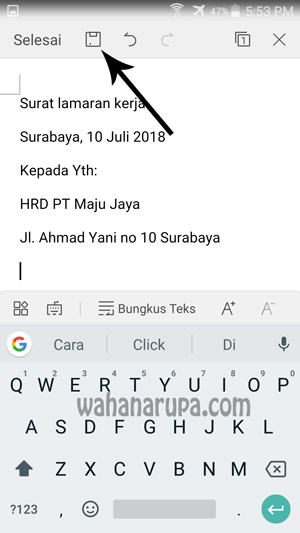 Detail Contoh Surat Lamaran Kerja Ketik Nomer 56