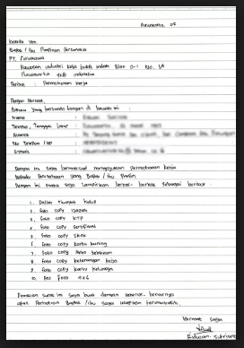 Detail Contoh Surat Lamaran Kerja Pabrik Tulis Tangan Nomer 42