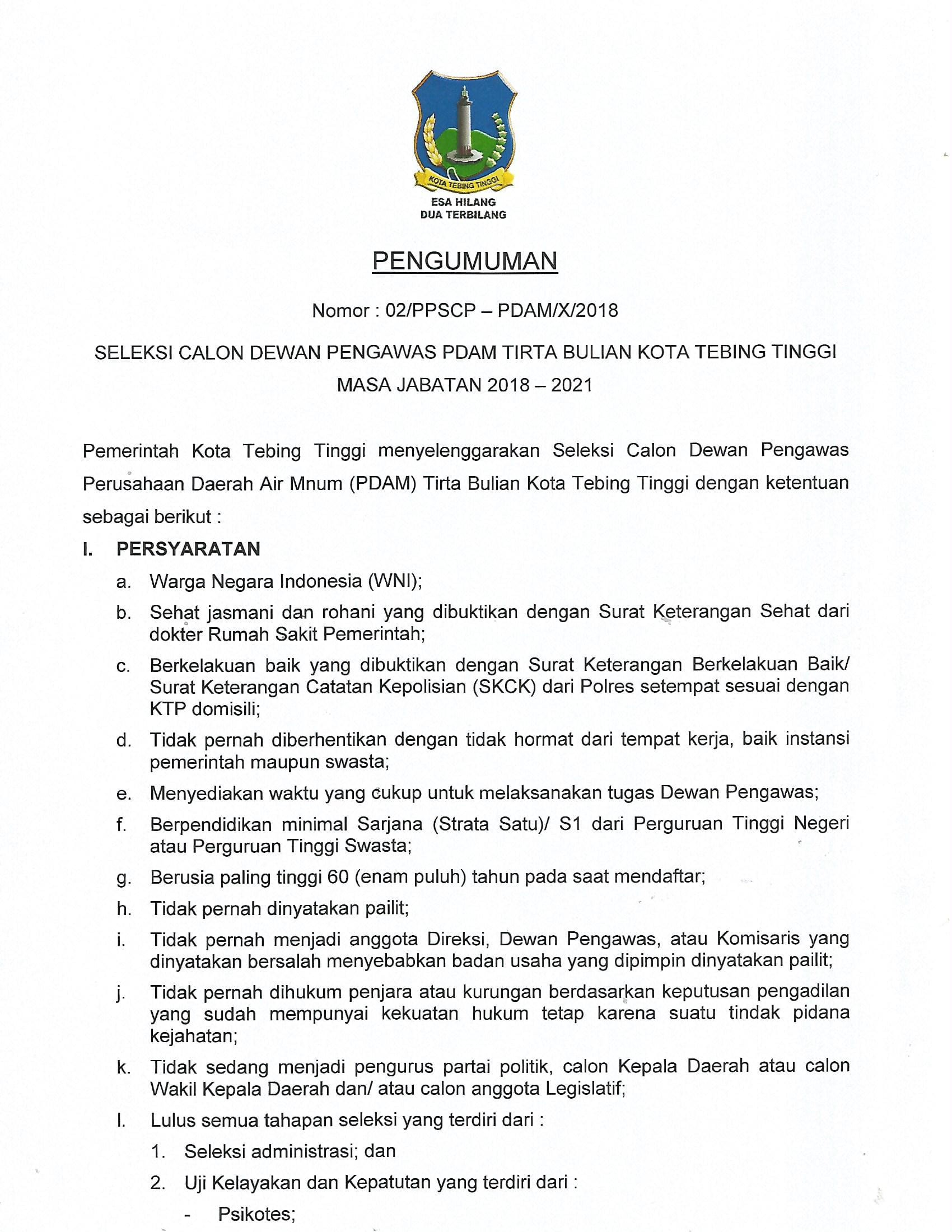 Detail Contoh Surat Lamaran Kerja Pdam Nomer 49