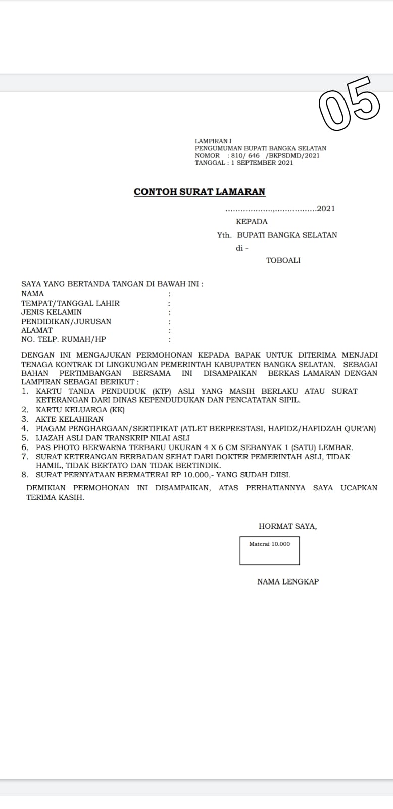 Detail Contoh Surat Lamaran Kerja Pemadam Kebakaran Nomer 49