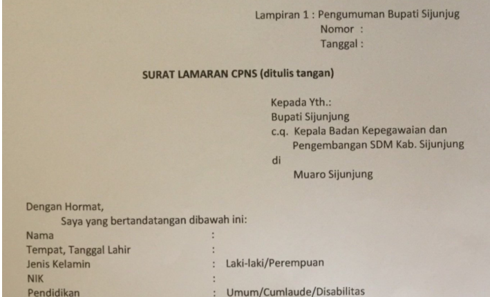 Detail Contoh Surat Lamaran Kerja Tulis Tangan 2021 Nomer 53