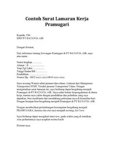 Detail Contoh Surat Lamaran Kerja Untuk Lulusan Sma Nomer 32