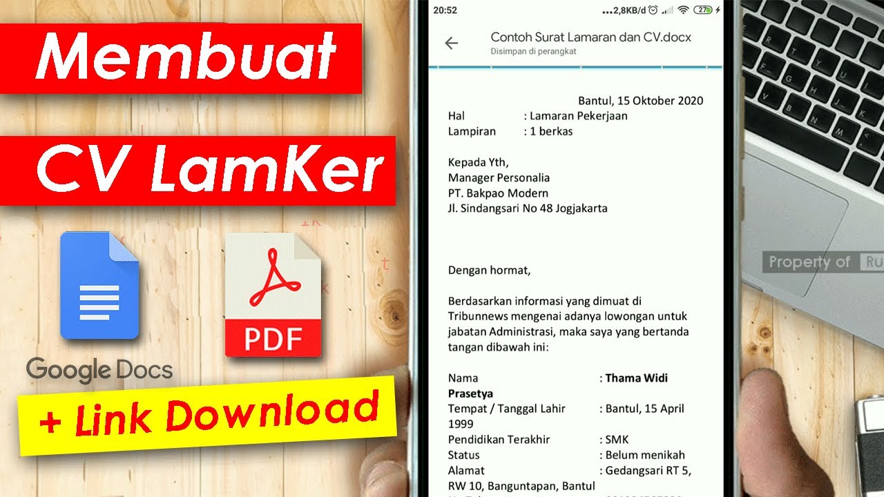 Detail Contoh Surat Lamaran Kerja Via Email Hp Nomer 51