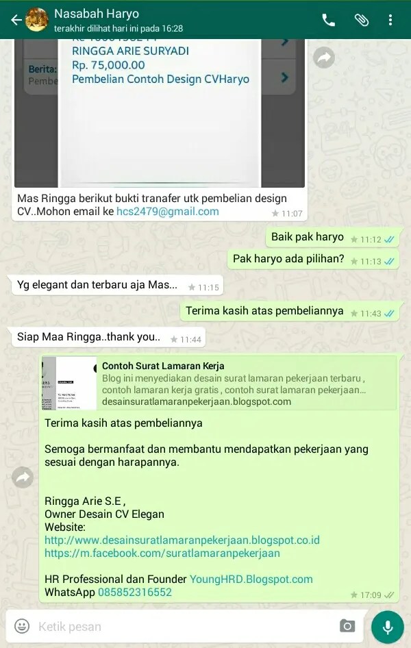 Detail Contoh Surat Lamaran Kerja Via Wa Nomer 29