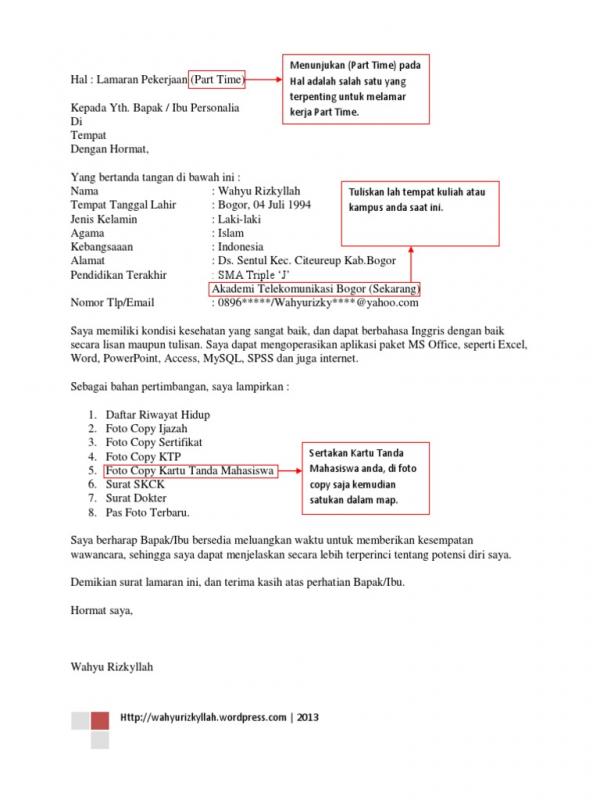 Detail Contoh Surat Lamaran Melalui Email Nomer 33