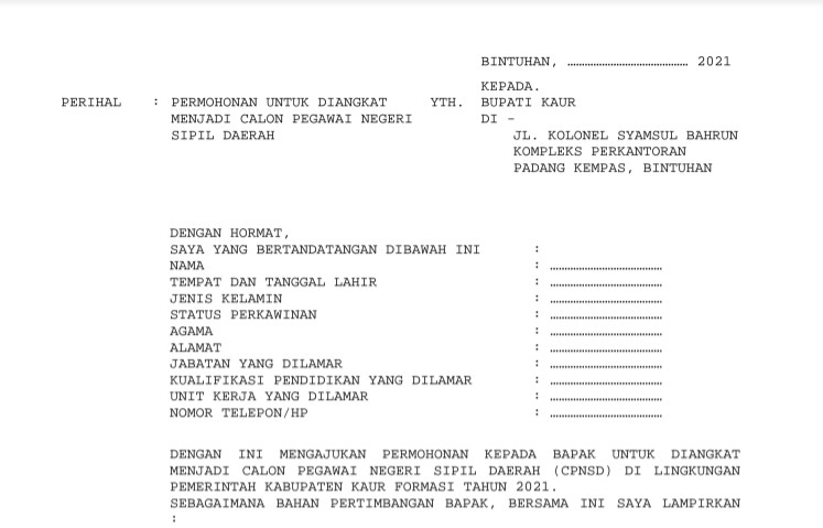 Detail Contoh Surat Lamaran Menjadi Prajurit Tni Ad 2020 Nomer 42