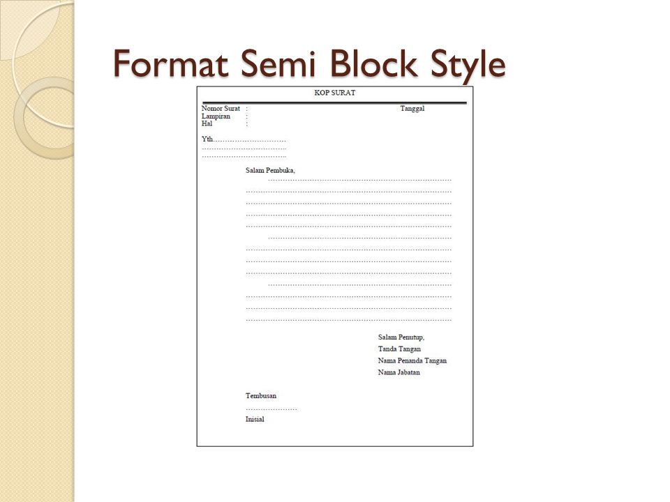 Detail Contoh Surat Lamaran Pekerjaan Semi Block Style Nomer 38