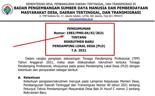 Detail Contoh Surat Lamaran Pendamping Lokal Desa Nomer 24