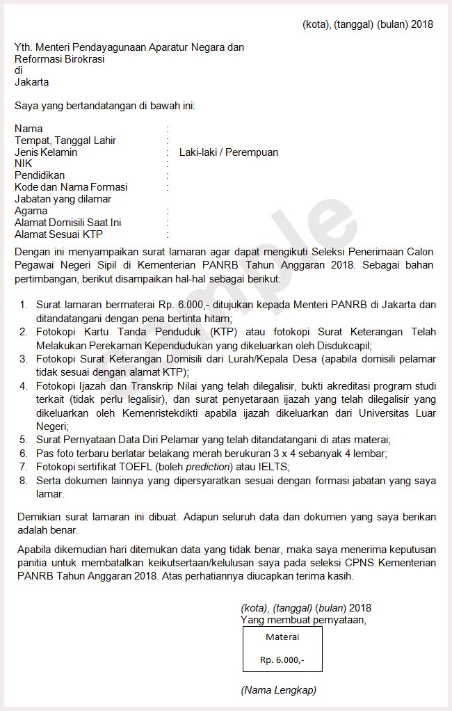 Detail Contoh Surat Lamaran Untuk Kementerian Pertanian Nomer 38