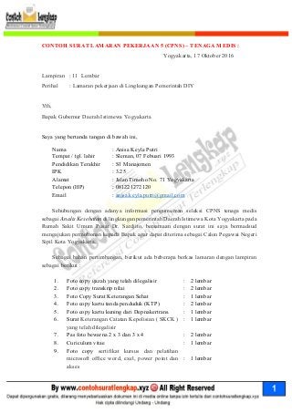 Detail Contoh Surat Lamaran Yang Baik Dan Benar 2016 Nomer 16