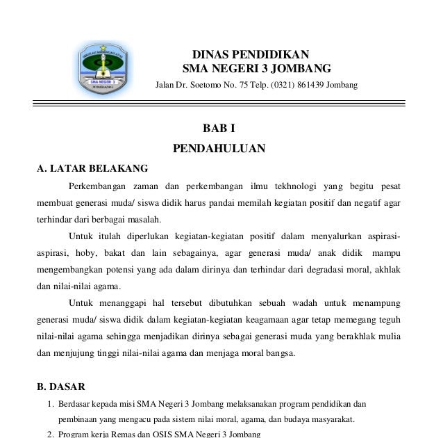 Detail Contoh Surat Laporan Kegiatan Nomer 4