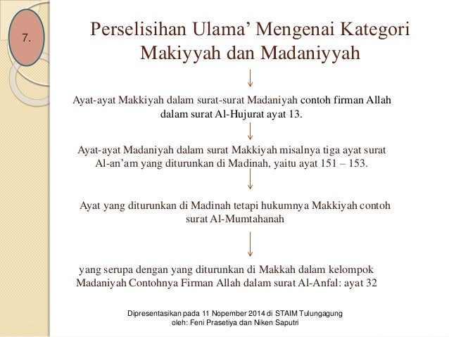 Detail Contoh Surat Makiyah Dan Madaniyah Nomer 17