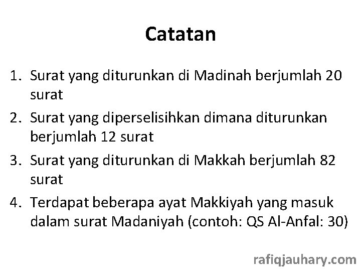 Detail Contoh Surat Makiyah Dan Madaniyah Nomer 18