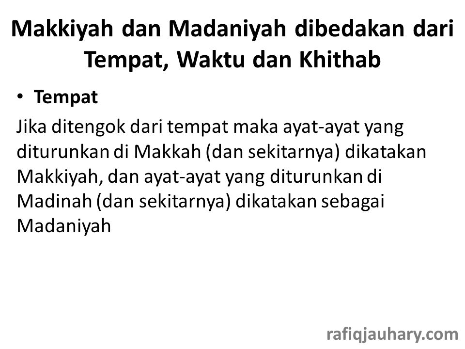 Detail Contoh Surat Makiyah Dan Madaniyah Koleksi Nomer 42