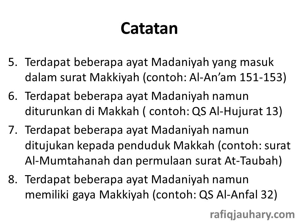 Detail Contoh Surat Makkiyah Dan Madaniyah Nomer 23