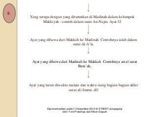 Detail Contoh Surat Makkiyah Dan Madaniyah Nomer 44