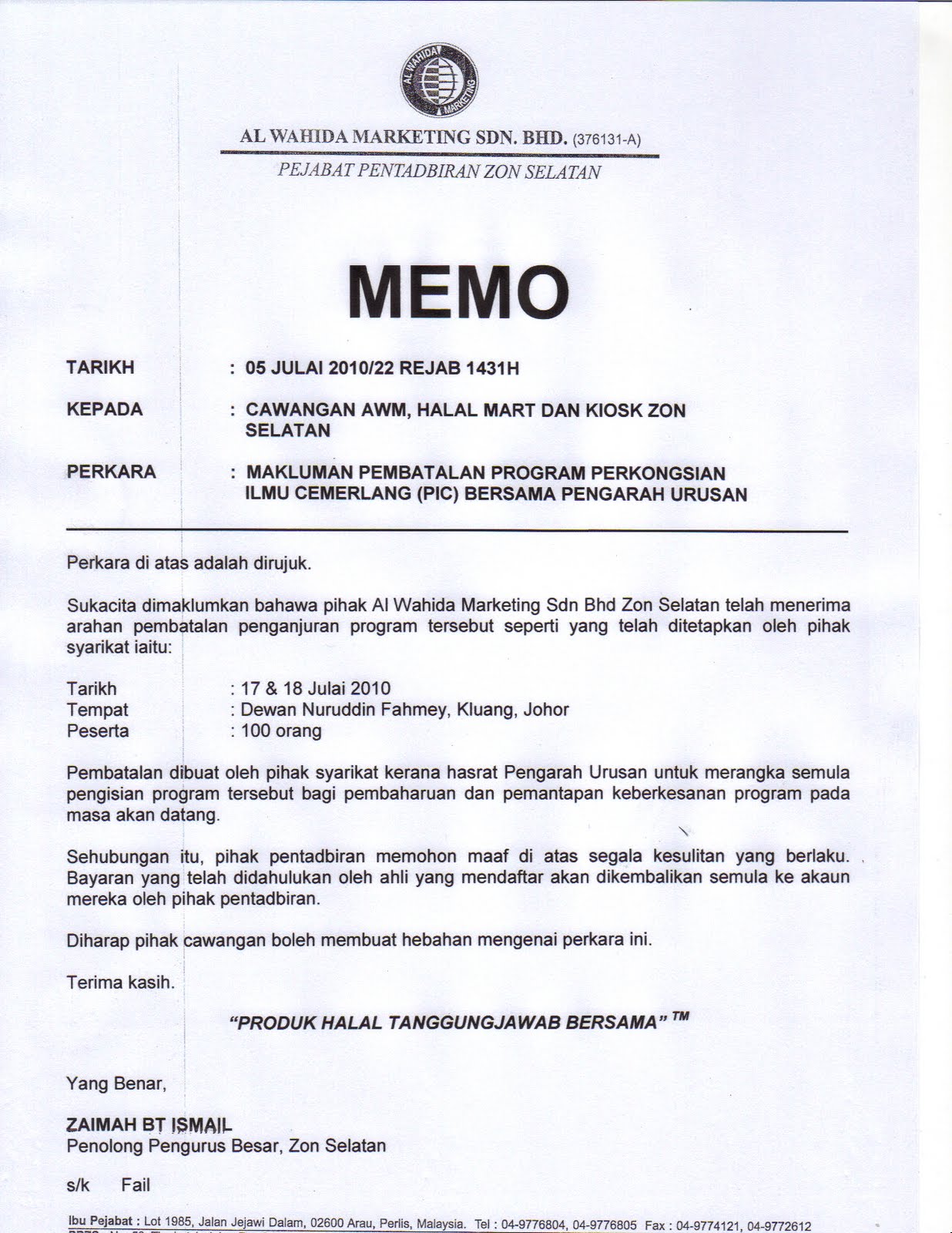 Detail Contoh Surat Memo Nomer 40