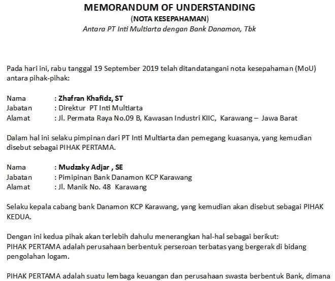 Detail Contoh Surat Memo Dan Nota Nomer 22