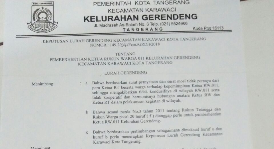 Detail Contoh Surat Mosi Tidak Percaya Kepada Pimpinan Nomer 23