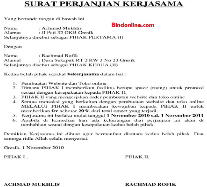 Detail Contoh Surat Mou Nomer 52