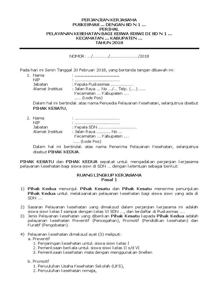 Detail Contoh Surat Mou Sekolah Dengan Perusahaan Nomer 14