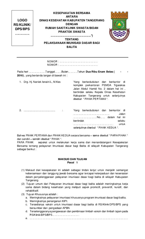 Detail Contoh Surat Mou Sekolah Dengan Puskesmas Nomer 46