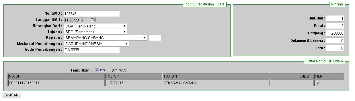 Detail Contoh Surat Muatan Udara Nomer 35