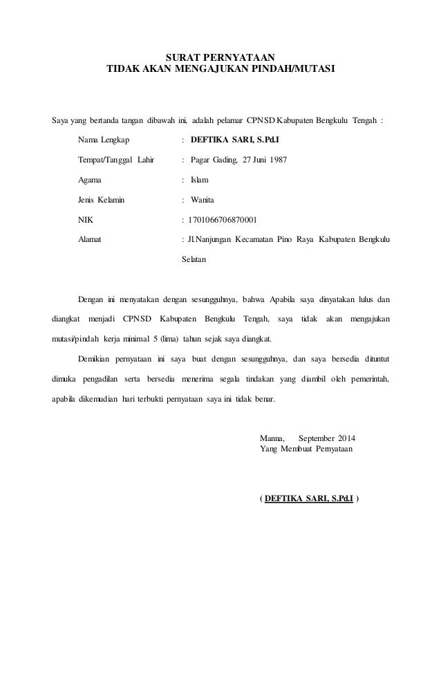 Detail Contoh Surat Mutasi Tni Ad Nomer 17