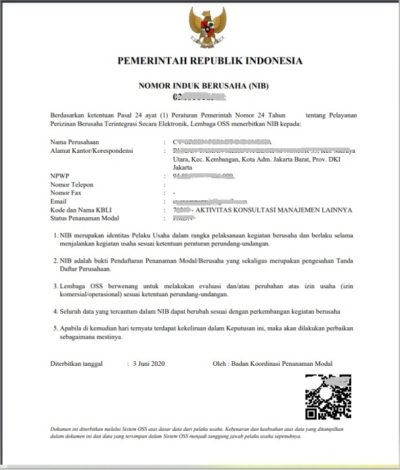 Detail Contoh Surat Nib Nomer 16