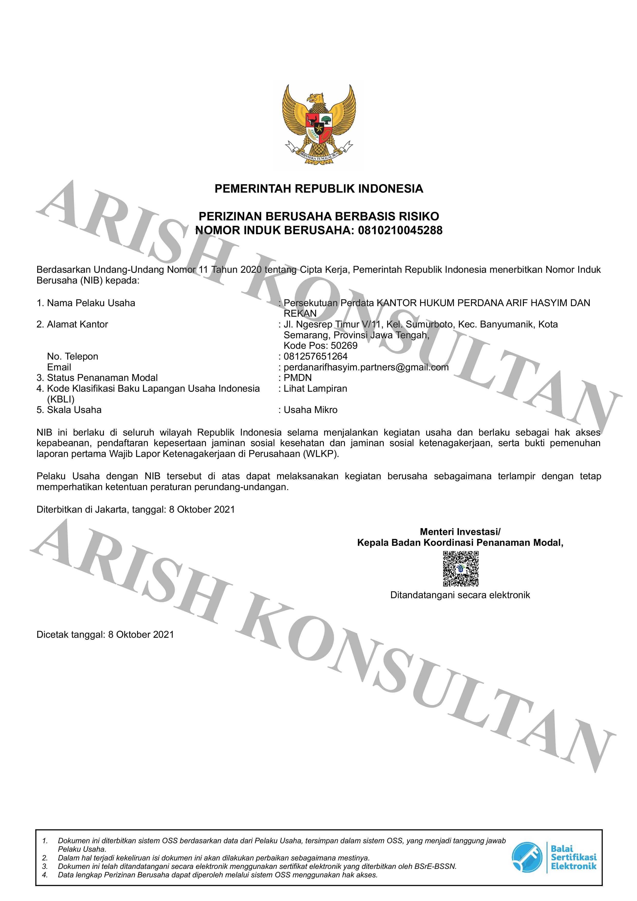 Detail Contoh Surat Nib Nomer 24