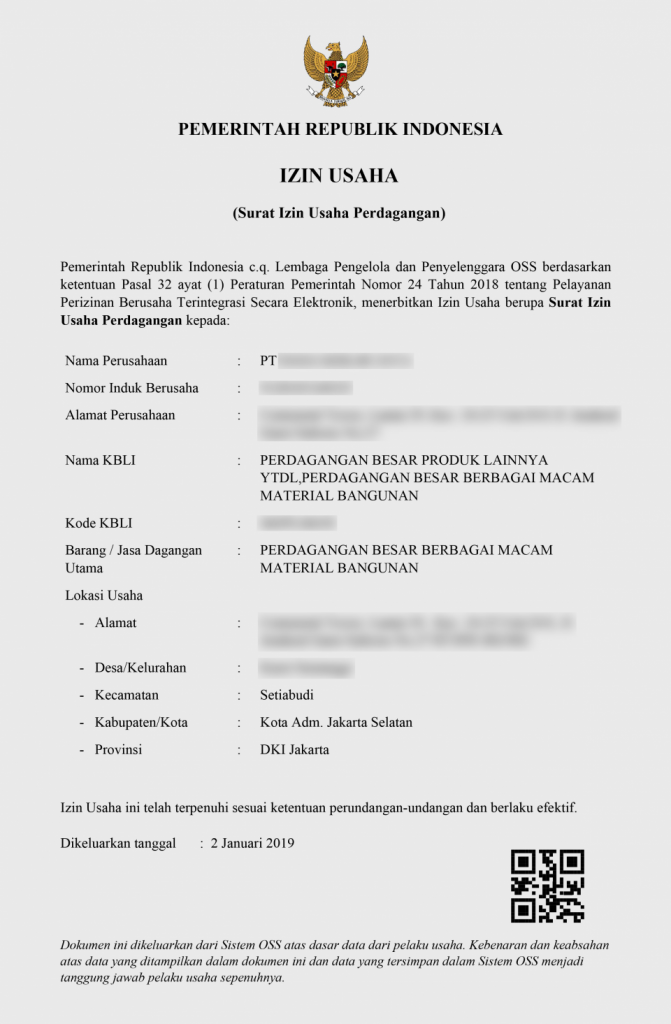 Detail Contoh Surat Nib Nomer 44