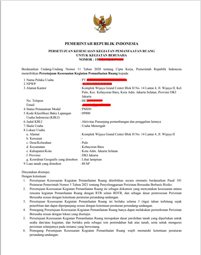 Detail Contoh Surat Nib Nomer 50
