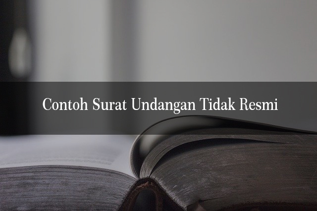 Detail Contoh Surat Non Resmi Nomer 45