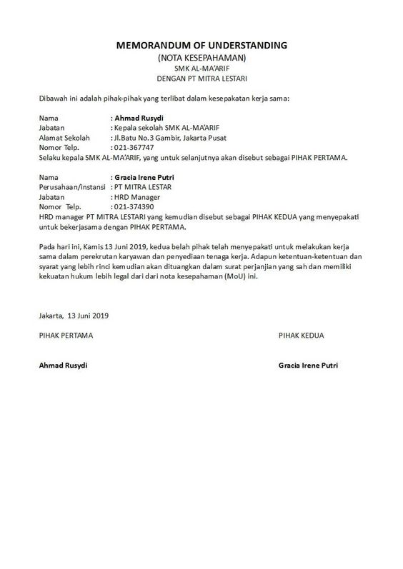 Detail Contoh Surat Nota Dinas Nomer 49