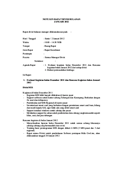 Detail Contoh Surat Notulen Nomer 36