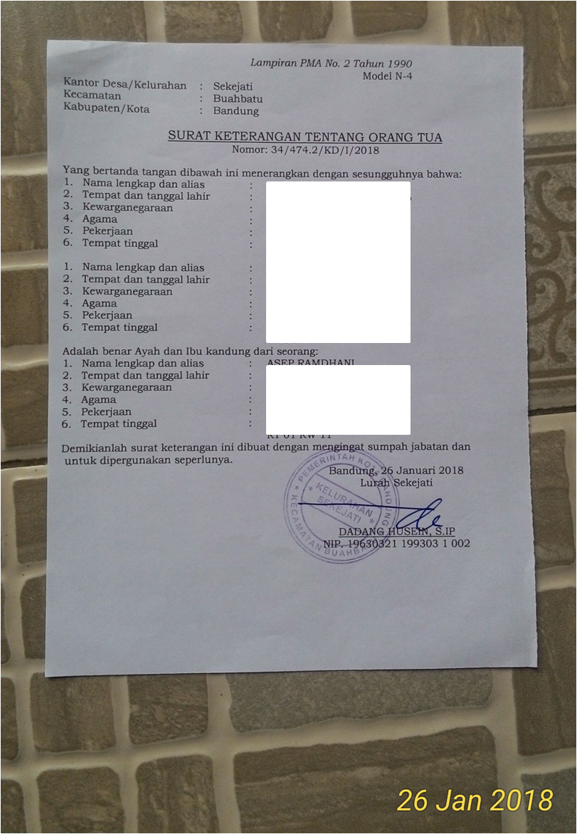 Apa Itu Bilangan Surat Nikah Di Sespim