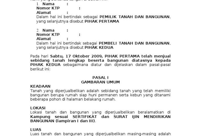 Detail Contoh Surat Over Kredit Rumah Nomer 17