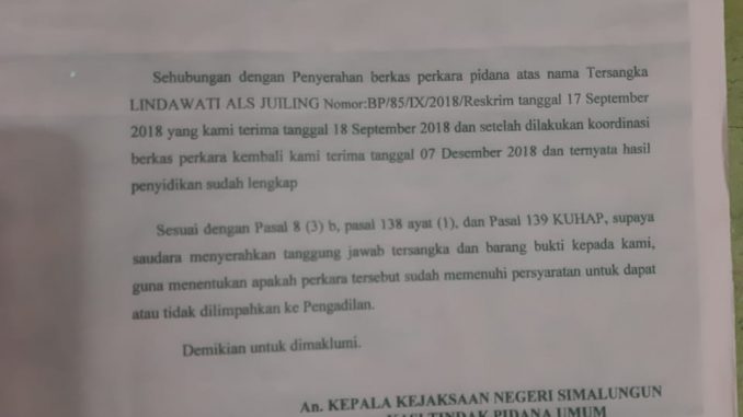 Detail Contoh Surat P21 Nomer 24