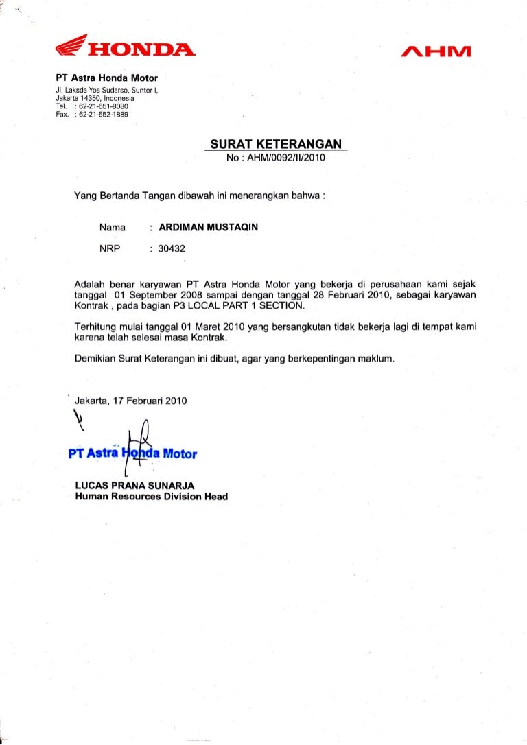 Download Contoh Surat Packlaring Nomer 49