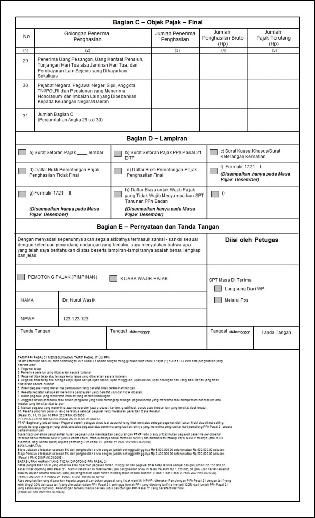 Detail Contoh Surat Pajak Nomer 42