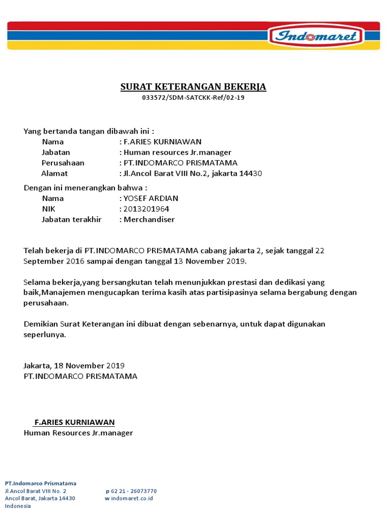 Detail Contoh Surat Paklaring Bpjs Nomer 29