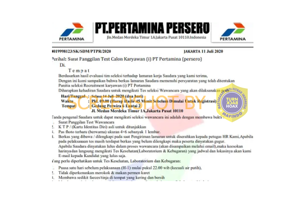 Detail Contoh Surat Panggilan Kerja Nomer 22