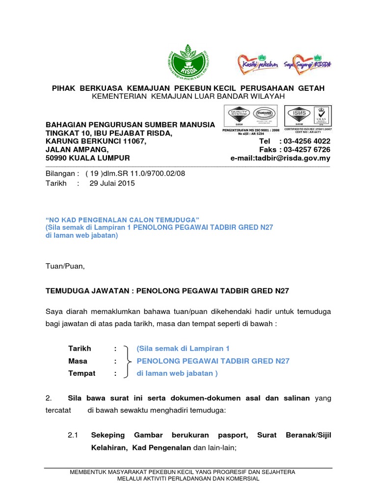 Detail Contoh Surat Panggilan Kerja Nomer 43